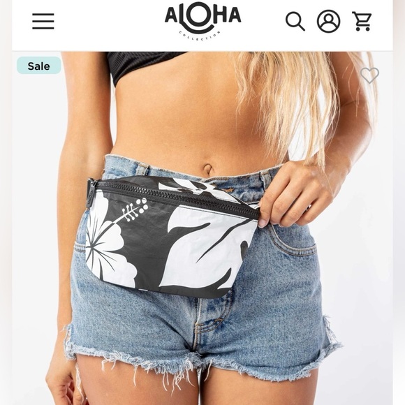 Aloha Collection MINI HIP PACK
Waipiʻo in Black & White Sold Out New With Tag - Picture 3 of 7